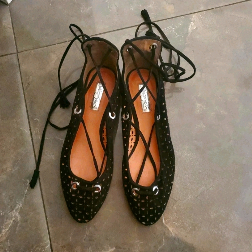 Halogen Lace up flats